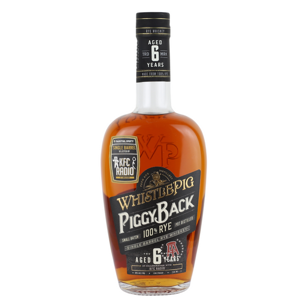d&m Whistlepig 6 Year Piggy Back Rye Whiskey