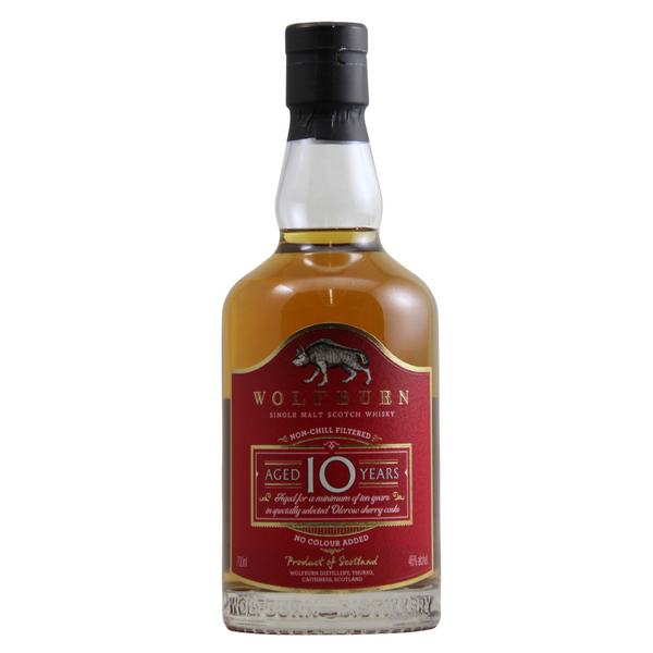 d&m Wolfburn 10 Year Single Malt Scotch Whisky