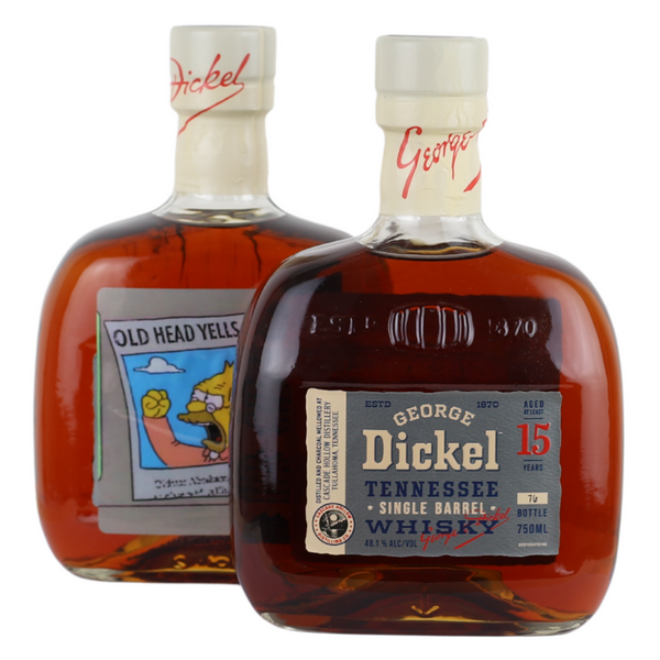 d&m George Dickel 17 Year "Old Head" Single Barrel Tennessee Whiskey SBP