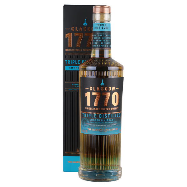 d&m Glasgow Distillery 1770 Triple Distilled Single Malt
