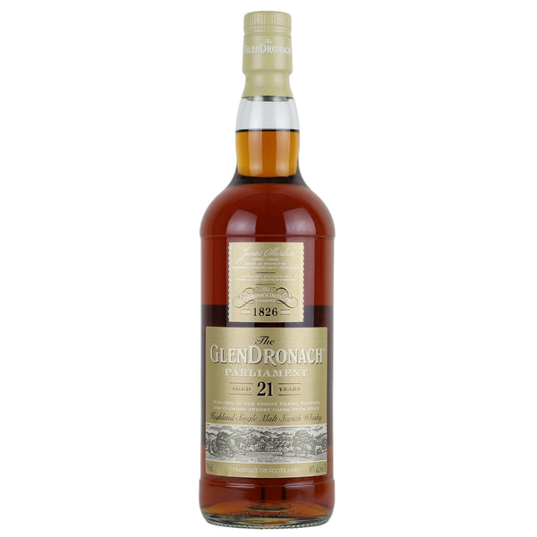 d&m Glendronach 21 Year Parliament Single Malt Scotch Whisky
