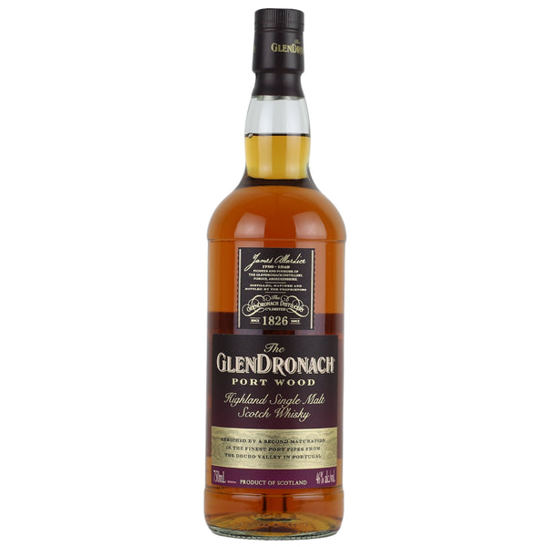 d&m Glendronach Port Wood Single Malt Scotch Whisky