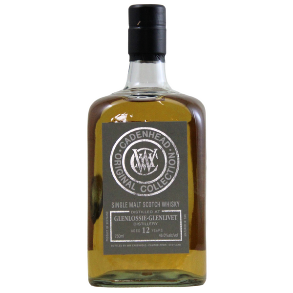 d&m Glenlossie-Glenlivet 12 Year Cadenhead Bottling Single Malt Scotch Whisky