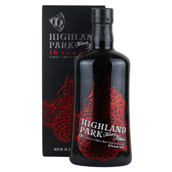 d&m Highland Park 16 Year Twisted Tattoo Single Malt