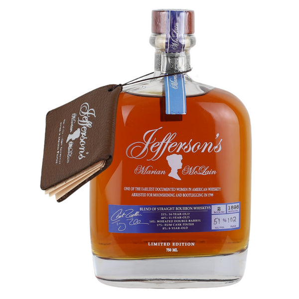 d&m Jefferson's Marian McLain Limited Edition Bourbon