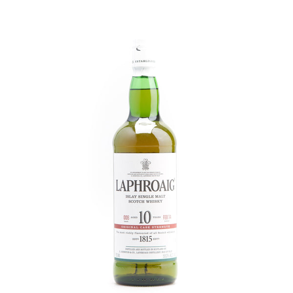 d&m Laphroaig 10 Year Cask Strength Single Malt Scotch Whisky