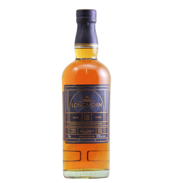 d&m Longmorn 18 Year Single Malt Scotch Whisky 2023 Release