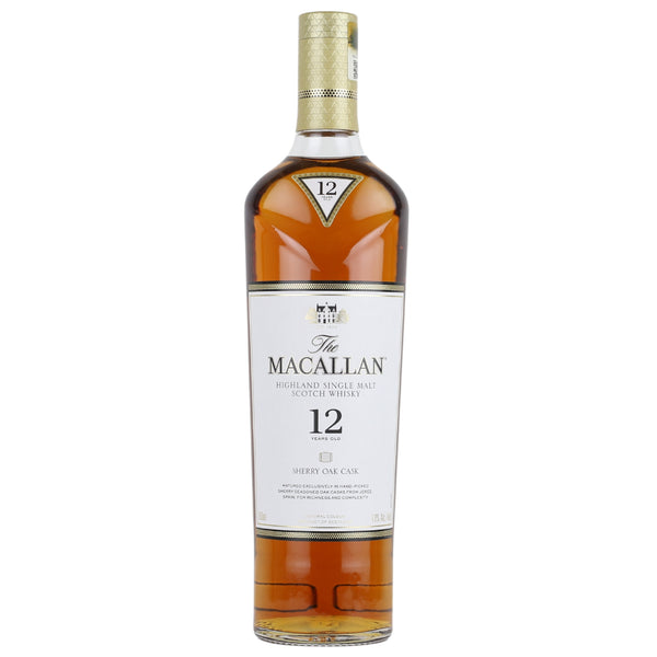 d&m Macallan 12 Year Sherry Oak Single Malt Scotch Whisky