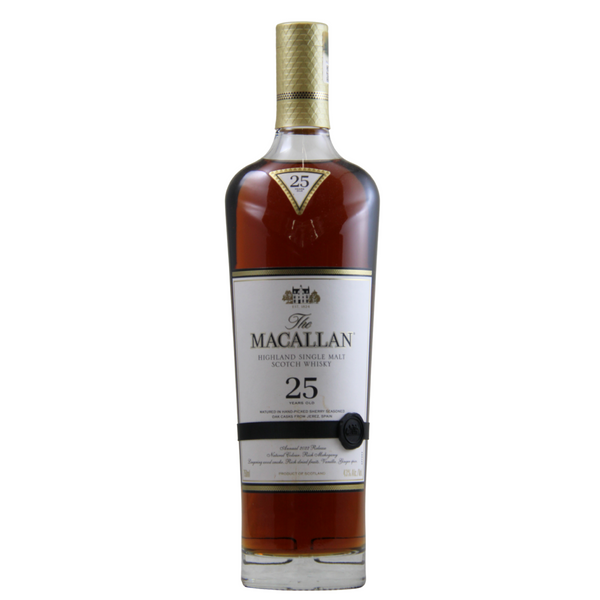 d&m Macallan 25 Year Sherry Cask Single Malt Scotch Whisky