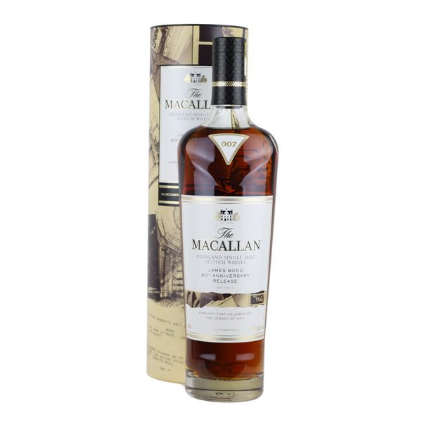 d&m Macallan James Bond 60th Anniversary Decades Single Malt Scotch