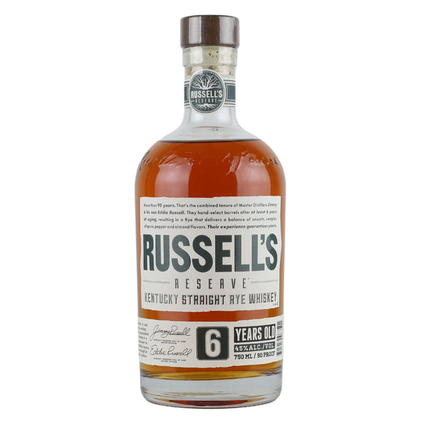 d&m Russell's Reserve 6 Year Kentucky Straight Rye Whiskey