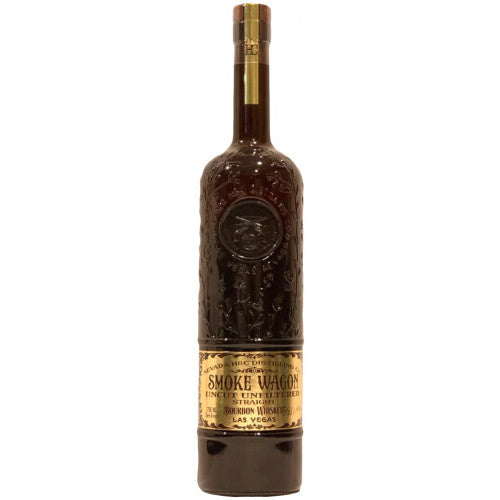 d&m Smoke Wagon Uncut Unfiltered Straight Bourbon Whiskey
