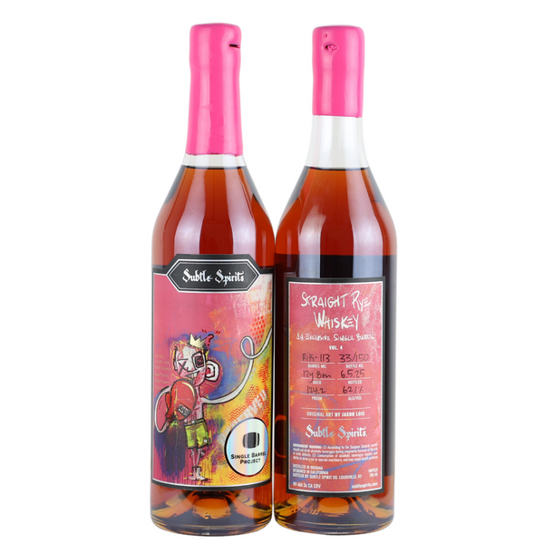 d&m Subtle Spirits 12 Year Volume 4 RIK-113 Rye Whiskey - SBP