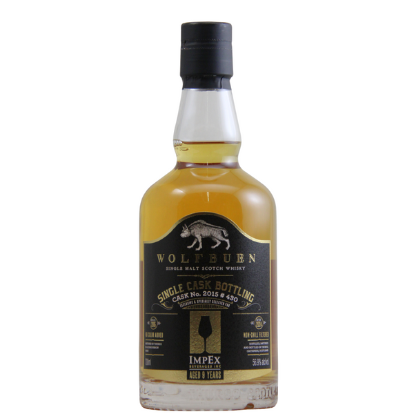 d&m Wolfburn 9 Year Cask #430 Single Malt Scotch Whisky