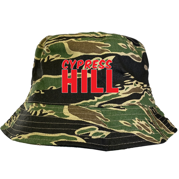 cypress hill "Classic Stack" Bucket Hat in Green Camo