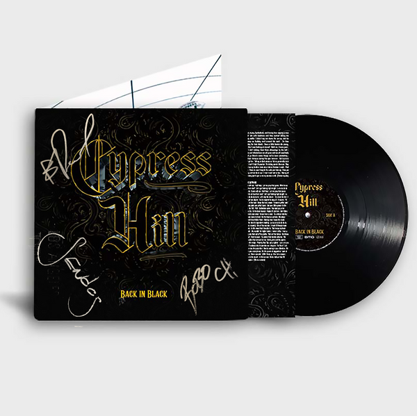 cypress hill Cypress Hill "Back In Black" AUTOGRAPHED Album Vinyl