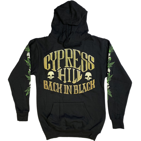 cypress hill Cypress Hill "Back In Black" Pullover Hoodie