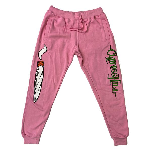 cypress hill Cypress Hill "Blunted" Sweatpants in Pink