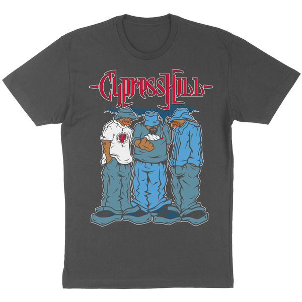 cypress hill Cypress Hill “Blunted” T-Shirt in Charcoal Grey