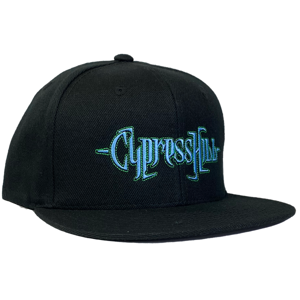 Cypress Hill "Blunted Text" Snapback Hat In Black
