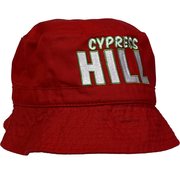 Cypress Hill "Classic Stack" Bucket Hat In Red