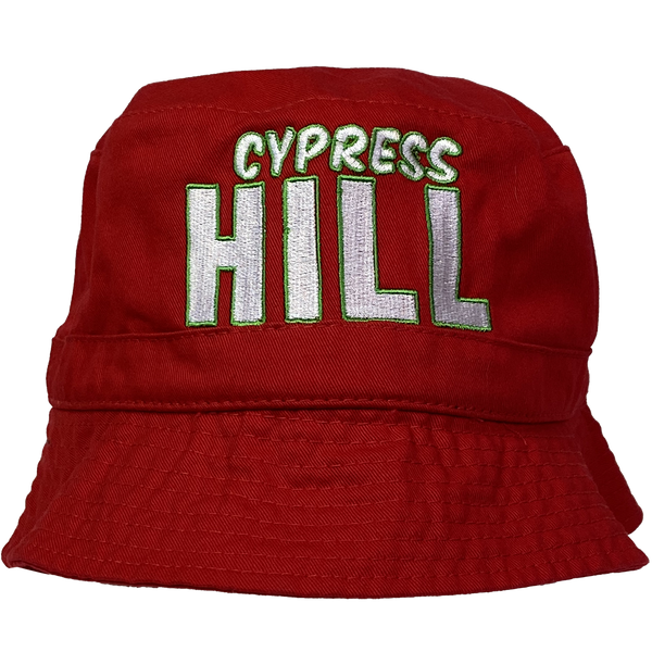 cypress hill "Classic Stack" Bucket Hat in Red