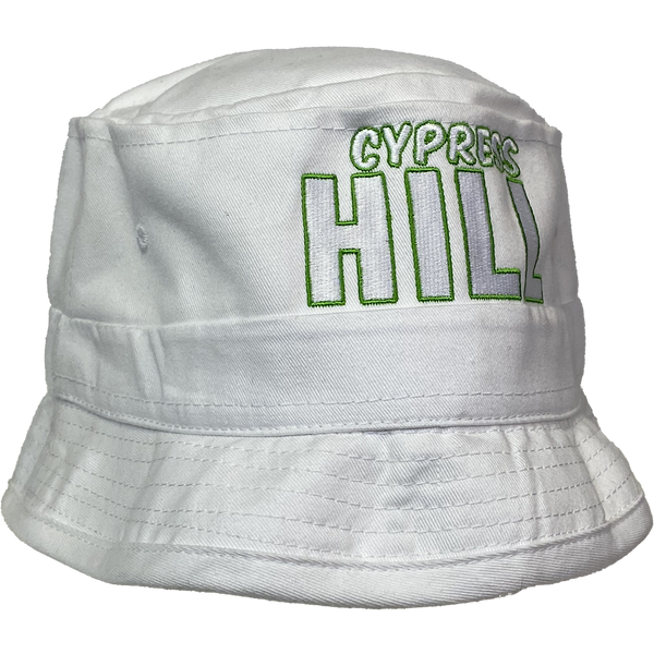 Cypress Hill "Classic Stack" Bucket Hat In White