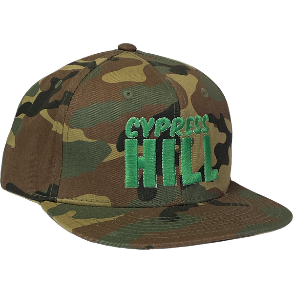 cypress hill "Classic Stack" Snapback Hat In Camo