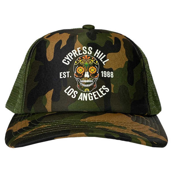 cypress hill Cypress Hill "Day Of The Dead" Trucker Hat in Camo