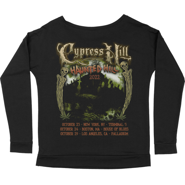 Cypress Hill Cypress Hill "Haunted Hill 2022" Women's Long Sleeve Scoop Neck T-Shirt