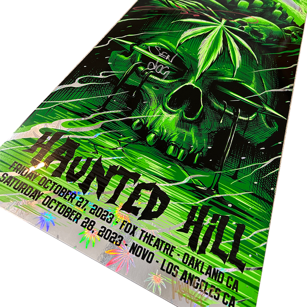 Cypress Hill Cypress Hill "Haunted Hill 2023" AUTOGRAPHED Limited Edition Maxxer Foil Poster