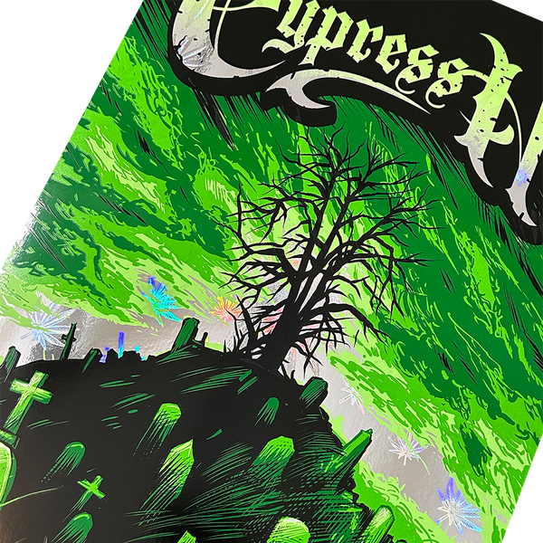 Cypress Hill Cypress Hill "Haunted Hill 2023" AUTOGRAPHED Limited Edition Maxxer Foil Poster