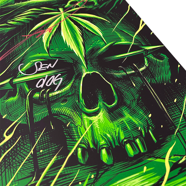 Cypress Hill Cypress Hill "Haunted Hill 2023" AUTOGRAPHED Limited Edition Maxxer Foil Poster