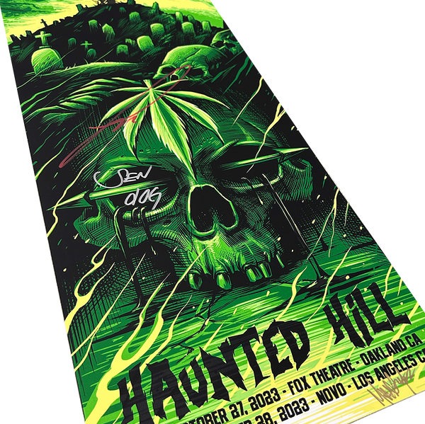 Cypress Hill Cypress Hill "Haunted Hill 2023" AUTOGRAPHED Limited Edition Maxxer Poster