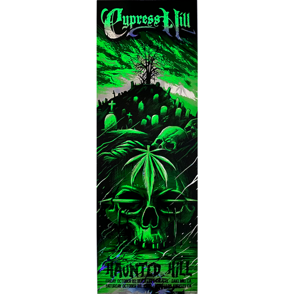 Cypress Hill Cypress Hill "Haunted Hill 2023" Limited Edition Maxxer Foil Poster