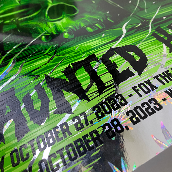 Cypress Hill Cypress Hill "Haunted Hill 2023" Limited Edition Maxxer Foil Poster