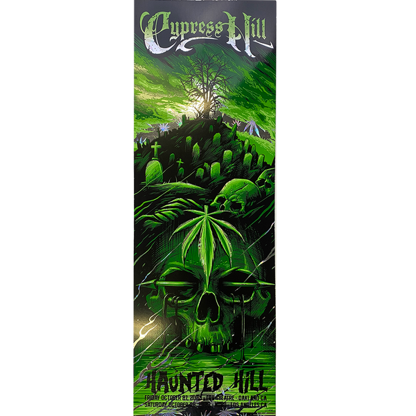 cypress hill Cypress Hill "Haunted Hill 2023" Limited Edition Maxxer Foil Poster