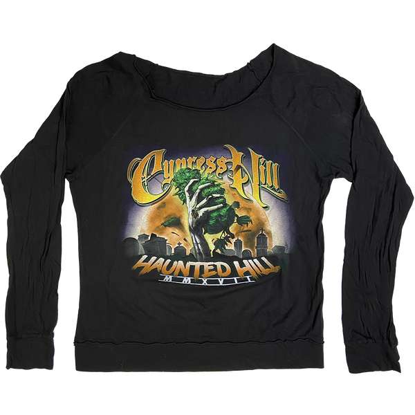 cypress hill Cypress Hill "Haunted Hill" Women's Long Sleeve Tour T-Shirt