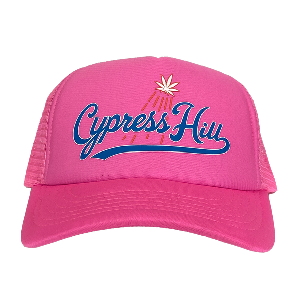 cypress hill Cypress Hill "LA Blue" Trucker Hat in Pink