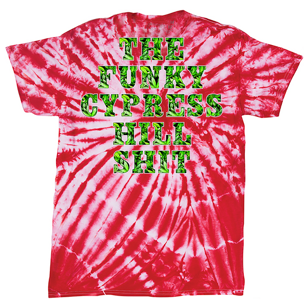 Cypress Hill Cypress Hill "Phuncky Shit" Red Tie-Dye T-Shirt