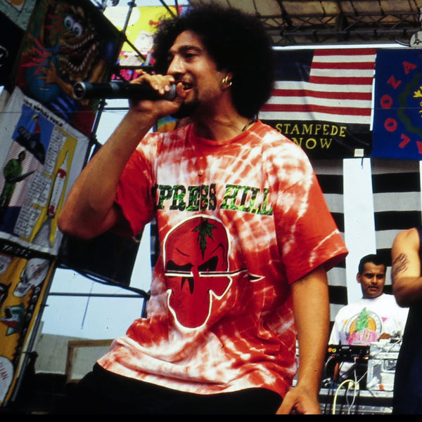 Cypress Hill Cypress Hill "Phuncky Shit" Red Tie-Dye T-Shirt