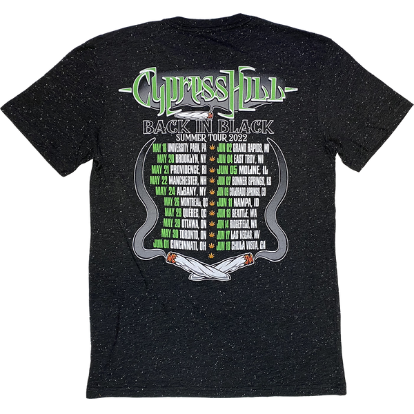 Cypress Hill Cypress Hill "Pot Monster" T-Shirt In Confetti Black