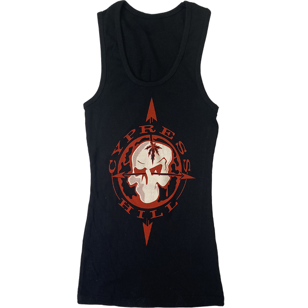 cypress hill Cypress Hill "Skull N Compass" Women's Rib Tank