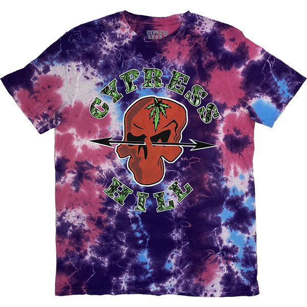 cypress hill "Phuncky Shit" T-Shirt In Purple Tie Dye