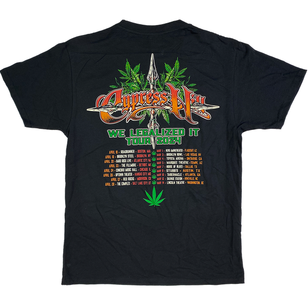 Cypress Hill "We Legalized It Tour 2024" Event T-Shirt