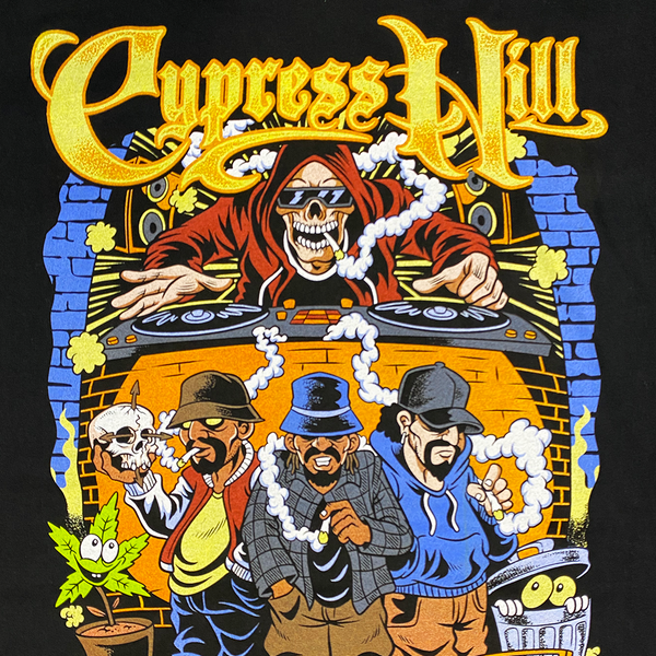 Cypress Hill "We Legalized It Tour 2024" Illustrated Event T-Shirt