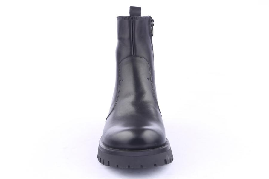 D.moro Shoes Men Leather Ankle Boots For Winter: M001 Black (Wholesale)