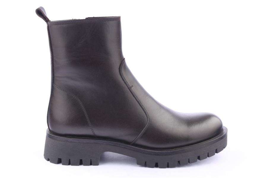 d.moro shoes Men Leather Ankle Boots for Winter: M001 Brown (Wholesale)