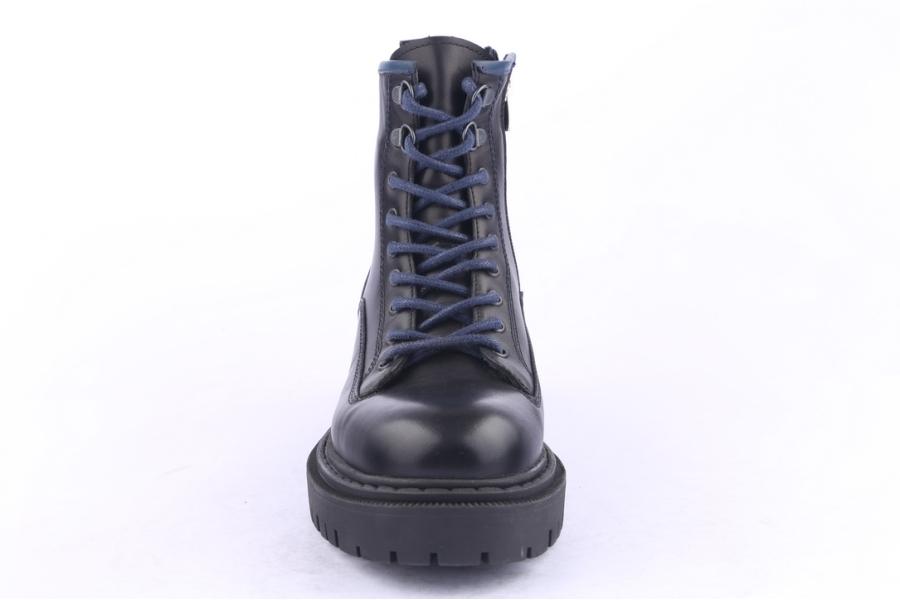D.moro Shoes Men Leather Ankle Boots For Winter: M010 Black (Wholesale)