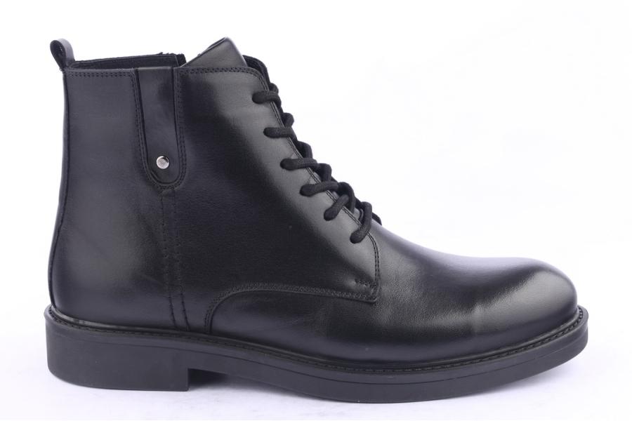 d.moro shoes Men Leather Ankle Boots for Winter: M011 Black (Wholesale)